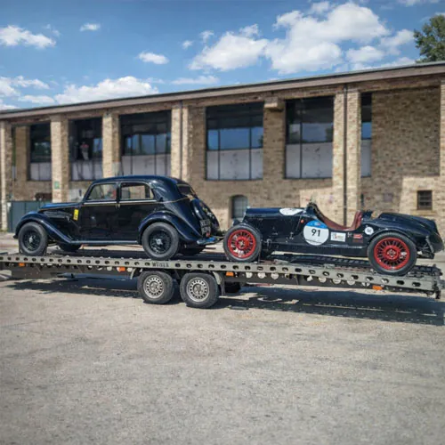 Prikolica za prevoz dva automobila M&D Trans