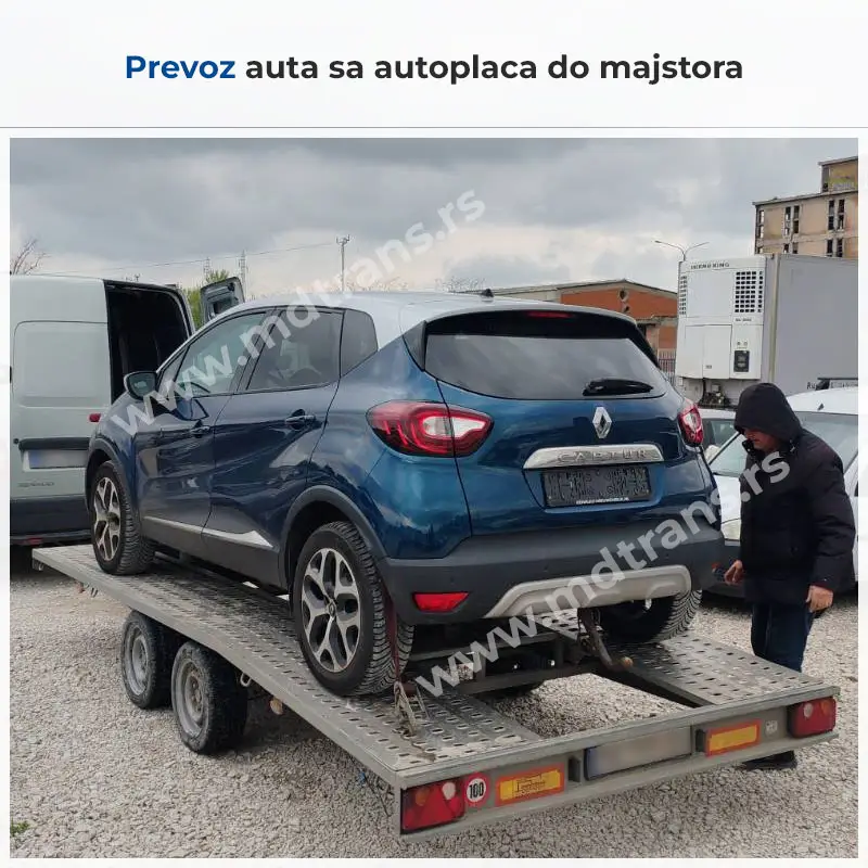 Prevoz auta sa autoplaca do majstora autoprikolicom Prevoz auta sa autoplaca do majstora autoprikolicom
