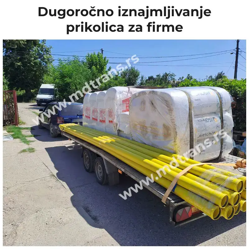 Dugoročno iznajmljivanje prikolice za firme Dugoročno iznajmljivanje prikolice za firme
